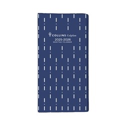 COLPLAN PLANNER DIARY Month To View 176X88Mm 2 Years Blue SOLD OUT