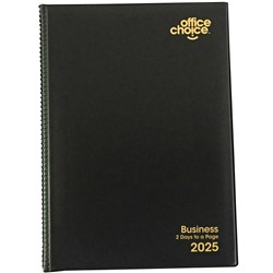 Office Choice Business Diary A5 2 Days To Page black sub for Cumberland Elegant