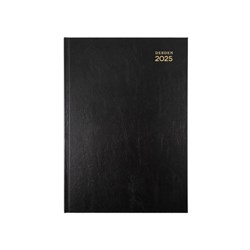 DEBDEN KYOTO DIARY A4 Day to Page 30min Black