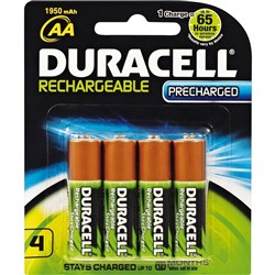 RECHARGABLE BATTERY AA Precharged PK4