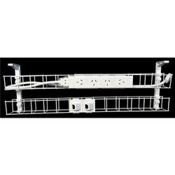 RAPID CABLE MANAGEMENT Dual Basket 650mm 4GPO + 2Data 1.5m Interconnecting Lead