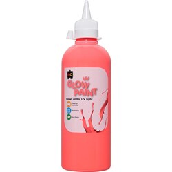 EC UV GLOW PAINT Scarlet