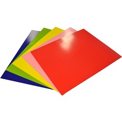 RAINBOW POSTER BOARD 400GSM Double Sided 510x640mm Asstd 1 side Matte, 1 side Gloss