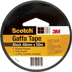 SCOTCH UTILITY GAFFA TAPE 933-S 48mmx15m Black