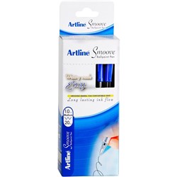 ARTLINE SMOOVE BALLPOINT PEN 1mm Blue Box of 20