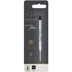 PARKER REFILLS & INK Quink Ballpoint Medium BL1 Black