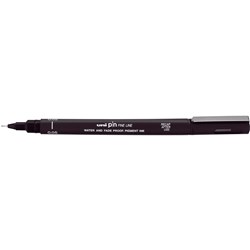 UNI PIN 200 FINE LINER PEN 0.05mm Black (Sold as box 12)