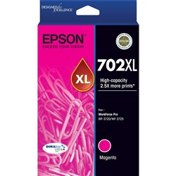 EPSON 702XL MAGENTA INK CART T3453 950PGS @ 5% 702MXL