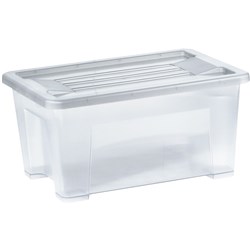 ITALPLAST STORAGE BOX I203 Graphite / Clear