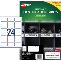 Avery 959207 Heavy Duty Industrial Labels White L4773