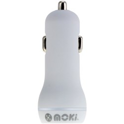 Moki Dual USB Charger ACC MUSBCW White