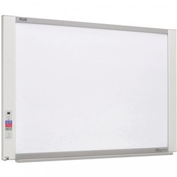 Electric Two Screen Magnetic Whiteboard White 1300x910mm Visionchart