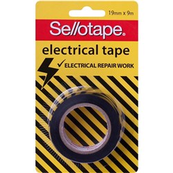 Sellotape Electrical Tape 19mmx5m Black