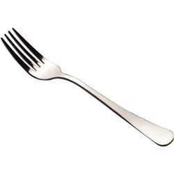 CONNOISSEUR CURVE FORK Stainless Steel Pack of 12