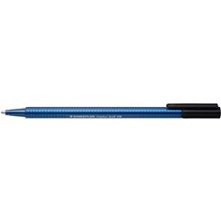 STAEDTLER TRIPLUS 437 M-9 Ballpoint Pen Black Pack of 10