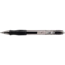 PEN BIC GEL VELOCITY RETRACT BLACK ASSORTED COLOUR BARRELS