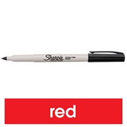 SHARPIE XTRA FINE POINT MARKER Permanent 0.4mm Red