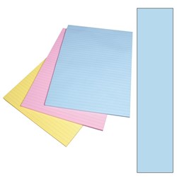 RULED A4 OFFICE PAD 50 LEAF BLUE