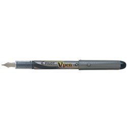 PEN PILOT SVP-4M FOUNTAIN PEN BLACK BX12