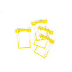 AVERY ADHESIVE TUBECLIP YELLOW PK500