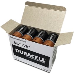 DURACELL ALKALINE BATTERIES C