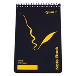 NOTEBK SPIRAL QUILL #541 T/O 147x87 96PG DISCONTINUED