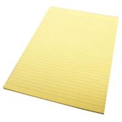 PAD A4 EXECUTIVE RULED BOND YELLOW