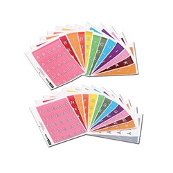 ALPHA SIDE TAB LABELS "M" 24MM 20 LABELS P/SHT