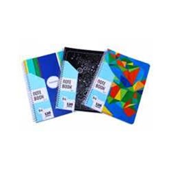 QUILL DESIGNER NOTEBOOK Q595D 120 PAGES (PACK OF 3)