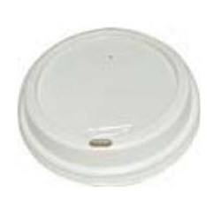 WHITE COFFEE CUP LID TO SUIT 12OZ CUP CARTON 1000