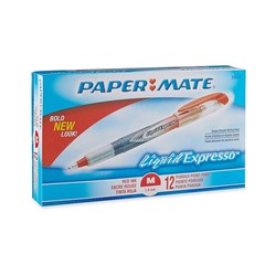 PAPERMATE LIQUID EXPRESSO MEDIUM RED 1.0MM **WHILE STOCKS LAST**