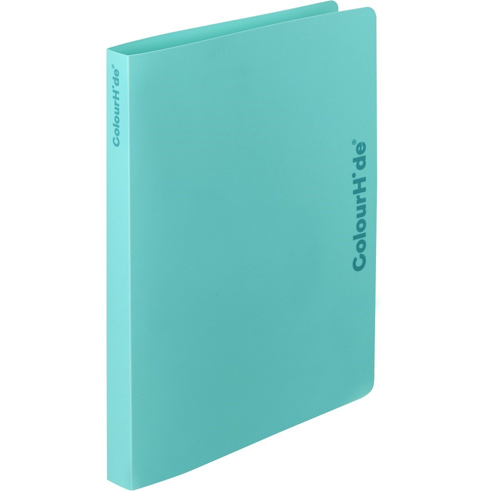 Binders & Folders - COLOURHIDE RING BINDER A4 2D Ring 18mm Aqua ...