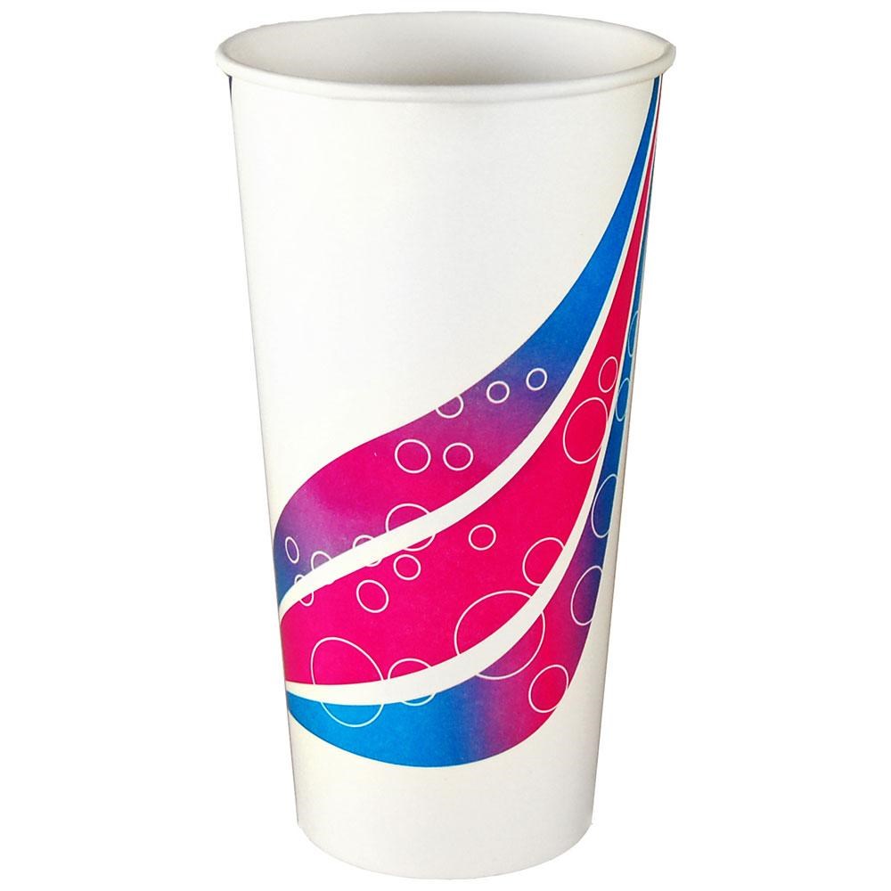 Disposable Kitchenware - Capri Milkshake Paper Cups 710ml 24oz Carton ...