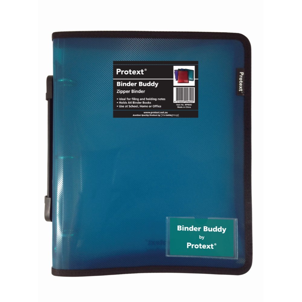 Prosoft Binders Binders & Folders - Protext Binder Buddy With Zipper And Handle A4 3 ...