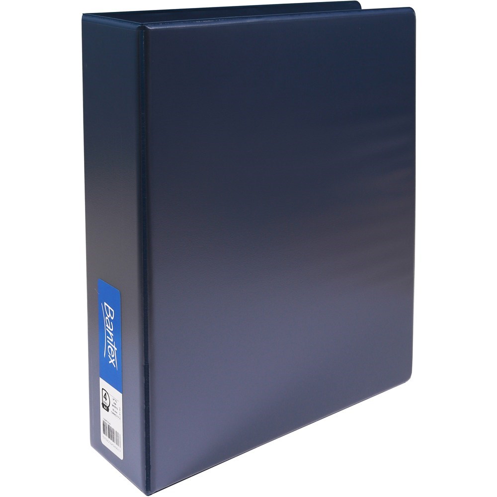 Binders & Folders Bantex Insert Binder A4 4D 50mm Blue Office Mart