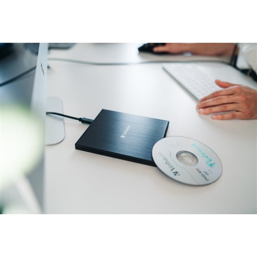 Software & Data Storage - Verbatim External Slimline Mobile CD/DVD ...