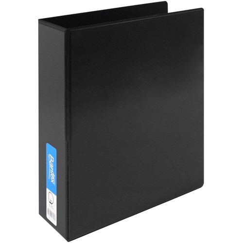 Binders & Folders - BINDER A4 2D 65MM INSERT BLACK - Office Mart