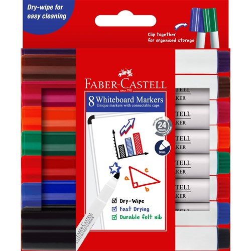Markers & Highlighters WHITEBOARD MARKER FABER CAST CONNECTOR WLT 8