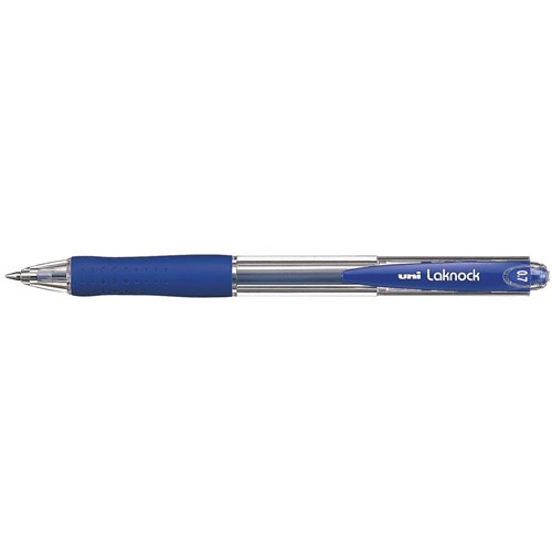 Pens - UNIBALL SN100 LAKNOCK RETRACTABLE BALLPOINT PEN 0.7MM FINE BLUE ...