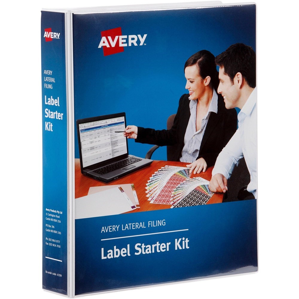 Filing & Storage - AVERY LATERAL COMPLETE LABEL KIT Complete Label Kit ...