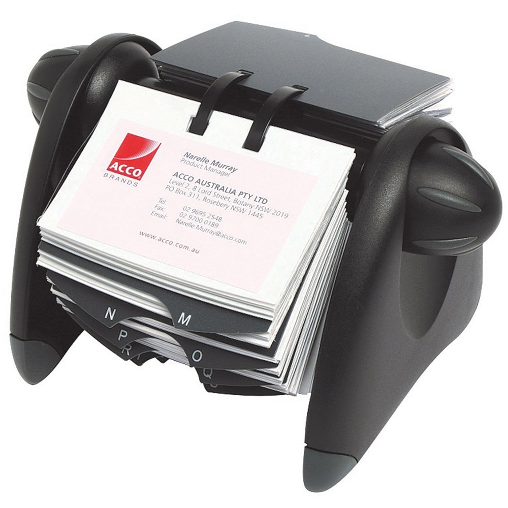 Desk Top Accessories - MARBIG PROFESSIONAL BUSINESS CARD ROTARY FILE ...